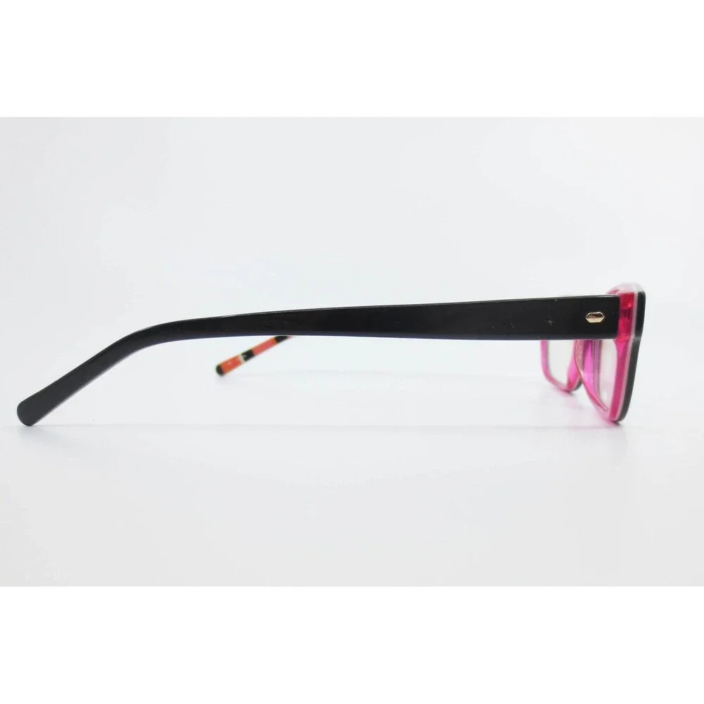 Kate Spade New York Cyann 0X78 Black Pink Striped Eyeglasses Frames 50-15-135